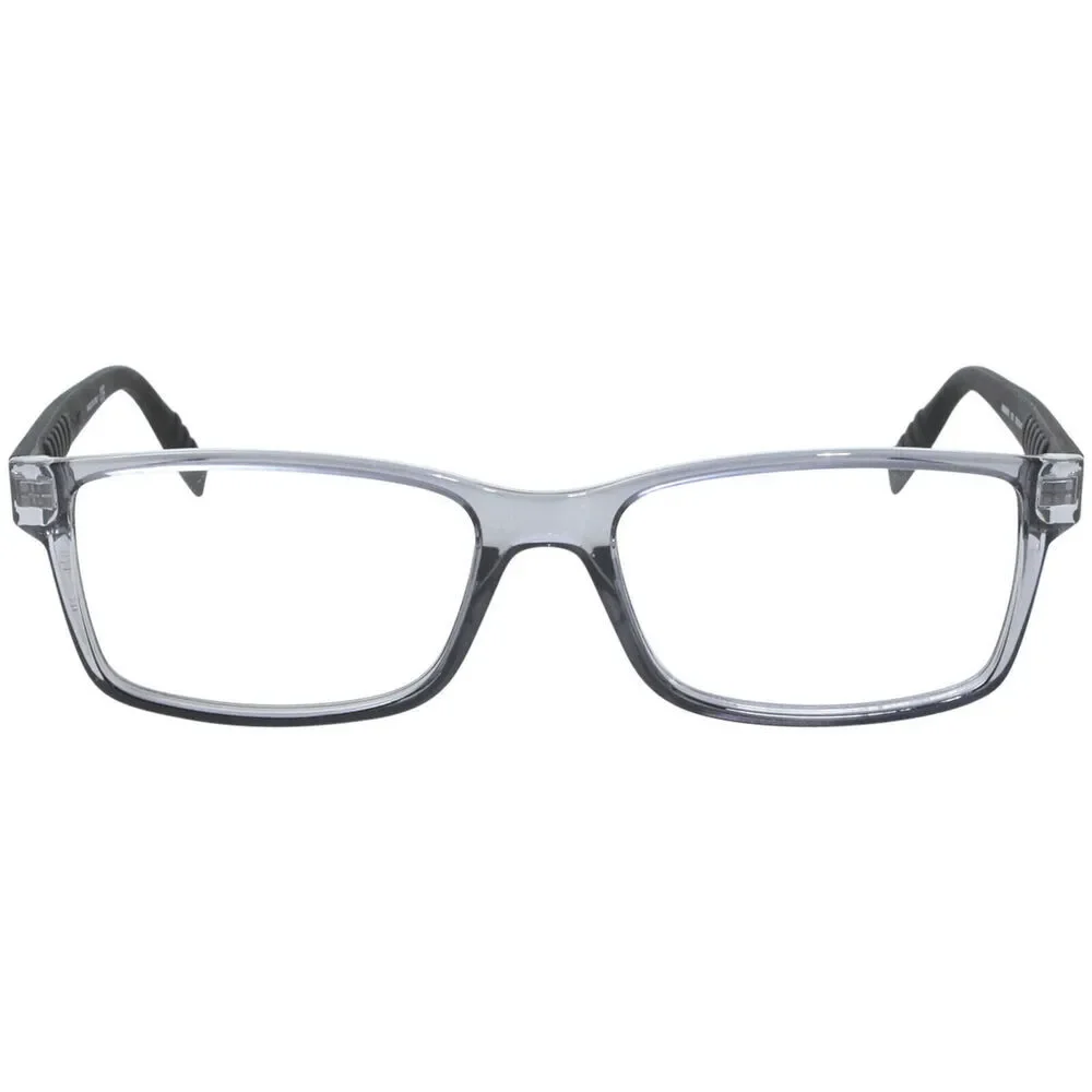 Mont Blanc MB0066O Eyeglasses Gray Acetate Rectangle